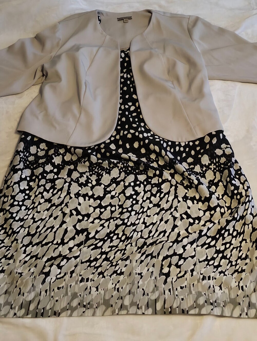 Maya Brooke Black & Tan Printed Plus Size Top - 24W